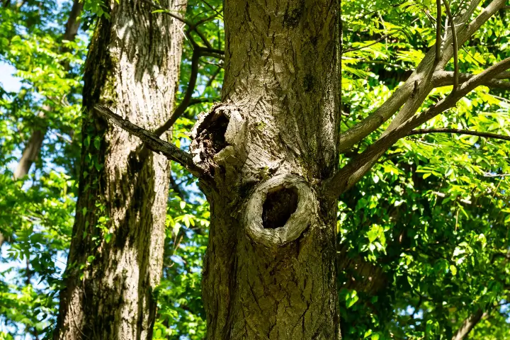 Hollow tree trunks in San Jose and the Southern Santa Clara Valley by Anderson's Tree Care Specialists